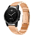 Miniatyrbillede 1 af 2: Garmin Fenix 5S urrem i rustfrit stål - rosaguld Pink