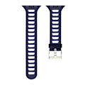 Pikkukuva 2 / 2: Apple Watch 42mm trendikäs ranneke - Tummansininen / Valkoinen Multicolor