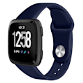 Miniatyrbillede 2 af 2: Fitbit Versa 2 / Versa Lite silikone rem - marine blå Blue