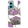Miniatyrbillede 1 af 2: Marble design Xiaomi Redmi Note 11E cover - Lilla / Hvid / Grå Marmor Multicolor