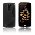 Miniatyrbillede 1 af 2: Lagerlöf mat TPU cover til LG K8 - Sort Black