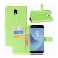 Miniatyrbillede 1 af 2: Samsung Galaxy J5 (2017) Lækkert læder etui - Grøn Green