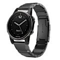 Miniatyrbillede 1 af 2: Garmin Fenix 5S urrem i rustfrit stål - sort Black