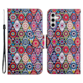 Miniatyrbillede 1 af 6: Wonderland Samsung Galaxy A54 Flip Etui - Kaleidoscope Multicolor