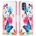 Pikkukuva 1 / 2: Wonderland Motorola Moto G62 5g Läppäkotelo - Two Butterflies Multicolor