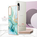 Miniatyrbillede 2 af 2: Marble Sony Xperia 5 IV Etui - Grøn Marmor Green