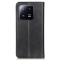 Miniatyrbillede 2 af 6: Flip Etui med Pung i Ægte Læder til Xiaomi 13 Pro - Sort Black