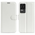 Miniatyrbillede 1 af 2: Klassisk Xiaomi Redmi K50 / Xiaomi Redmi K50 Pro flip etui - Hvid White