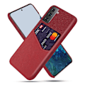 Pikkukuva 1 / 2: Bofink Samsung Galaxy S21 -korttisuoja - punainen Red
