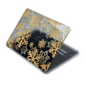 Pikkukuva 6 / 6: HAT PRINCE MacBook Air 13 Retina (A2179, 2020) / (A1932, 2018-2019) / M1 (A2337, 2020) vintage-kukkatyylinen suojus - Kultainen Lumihiutale Gold
