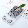 Miniatyrbild 2 av 2: Samsung Galaxy A6 Plus (2018) mjukt fodral med mönstertryck - Svart Blomma Svart