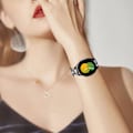 Miniatyrbillede 2 af 6: Samsung Galaxy Watch 5 / 4 urrem med rhinestone-dekor - Sort Black