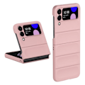 Miniatyrbild 1 av 2: Mjukt greppformat Samsung Galaxy Z Flip4 skal - Rosa Rosa