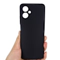 Miniatyrbillede 5 af 6: Matte Liquid silikone cover til Xiaomi Redmi Note 12 - Sort Black