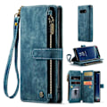 Miniatyrbillede 1 af 2: CaseMe Samsung Galaxy S10 etui med lynlås og pung - Blå Blue
