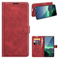 Miniatyrbillede 1 af 2: Wallet-style Læder Etui til Nokia 1.4 - Rød Red