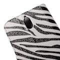 Pikkukuva 2 / 2: Moberg Huawei Y625 Nahkakotelo Korttitaskuilla - Seepran Raidat Multicolor