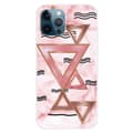 Pikkukuva 1 / 2: Marble iPhone 15 Pro Max Suojakotelo - Rose Colored Triangles Pink