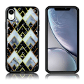 Miniatyrbillede 1 af 2: Marble design iPhone Xr cover - Forvirrende Blå Og Sort Diamant Blue