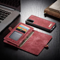 Pikkukuva 2 / 2: CaseMe Samsung Galaxy S20 Zipper Wallet kotelot - Punainen Red