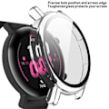 Pikkukuva 6 / 6: Huawei Watch GT 2 42mm suojus karkaistulla lasilla - Läpinäkyvä Transparent
