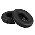 Miniatyrbillede 1 af 2: Monster Beats Solo læder memory foam ear pad pude - Sort Black