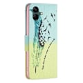 Miniatyrbillede 2 af 6: Wonderland Samsung Galaxy A04 Flip Etui - Fjer Green