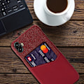 Miniatyrbillede 2 af 2: Bofink Samsung Galaxy Xcover 2 Pro cover med kortholder - Rød Red