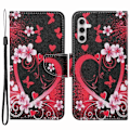 Miniatyrbillede 1 af 2: Wonderland Samsung Galaxy A14 Flip Etui - Rød Hjerte Red