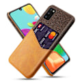 Miniatyrbillede 1 af 2: Bofink Samsung Galaxy A41 Card Cover - Brun Brown