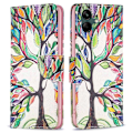 Pikkukuva 1 / 6: Wonderland Samsung Galaxy A04 Läppäkotelo - Life Puu Multicolor