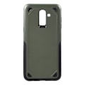 Miniatyrbillede 2 af 2: Samsung Galaxy J8 (2018) beskyttelsesetui i kombimaterialer med nupret ameringaoverfalde - Army Grøn Green