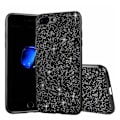 Miniatyrbillede 1 af 2: Glitter iPhone SE 2020 cover - Sort Black