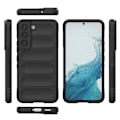 Pikkukuva 2 / 2: Pehmeä kahva muotoiltu kuori Samsung Galaxy S22 Plus - Tummansininen Blue
