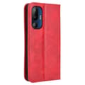Pikkukuva 2 / 2: Bofink Vintage HTC U24 Pro nahkakotelo - Punainen Red