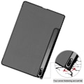 Miniatyrbillede 2 af 2: Lenovo Tab P12 Pro tri-fold flipomslag i læder - Grå Silver grey