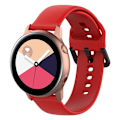 Miniatyrbillede 1 af 2: Samsung Galaxy Watch Active silikone Urrem - Rød Red
