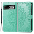 Pikkukuva 1 / 2: Mandala Google Pixel 7a Läppäkotelo - Vihreä Green