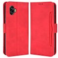 Miniatyrbillede 1 af 2: Moderne Samsung Galaxy Xcover 6 Pro læderetui med pung - Rød Red