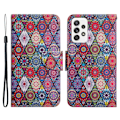 Pikkukuva 1 / 2: Wonderland Samsung Galaxy A53 5G Läppäkotelo - Kaleidoscope Multicolor