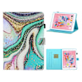 Miniatyrbillede 1 af 2: Mønstret kortholder i læder Stand Tablet Casing iPad Air 2 / iPad Air (2013) / iPad 9.7-inch (2017)/ (2018) - Glitter Pulver Multicolor