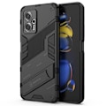 Pikkukuva 1 / 2: Shockproof Hybrid Suojakuori With A Modern Touch For Xiaomi Poco X4 Gt / Note 11t Pro / 11t Pro Plus - Musta Black