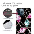 Miniatyrbilde 2 av 2: Marmordesign iPhone 13 Pro Max deksel - Svart / Cyan / Rose Multicolor