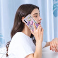 Miniatyrbillede 2 af 2: Supertyndt og slidstærkt softcover til Samsung Galaxy A23 - Grøn Gardenia Multicolor