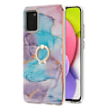 Pikkukuva 1 / 2: Marble Patterned Suojakuori With Ring Holder For Samsung Galaxy A03s - Milky Way Marble Blue Multicolor