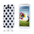 Pikkukuva 1 / 2: Polka Dots (Valkoinen) Samsung Galaxy S4 Suojakotelo White