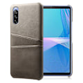 Pikkukuva 1 / 2: Dual Card Suojakotelo Sony Xperia 10 III - Harmaa Silver grey