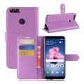 Miniatyrbillede 1 af 2: Huawei P Smart etui i læder med kortholder - Lilla Purple