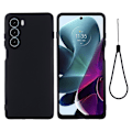Pikkukuva 1 / 2: Matta nestesilikoninen kuori Motorola Moto G200 5G / Motorola Edge S30 - Musta Black