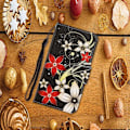 Miniatyrbillede 2 af 2: Wonderland Samsung Galaxy A22 5G Flip etui - Blomster Multicolor